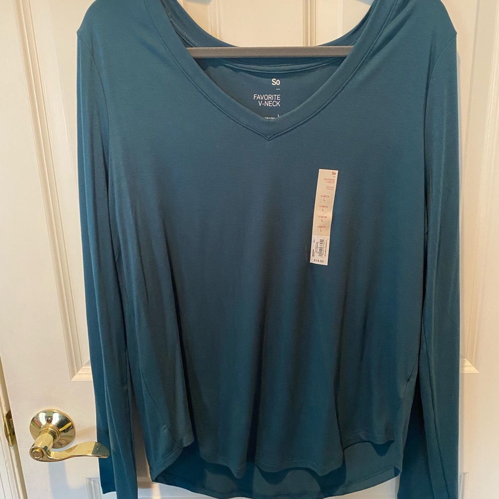 SO. LONG SLEEVE TEE. SIZE LARGE. BRAND NEW!!!